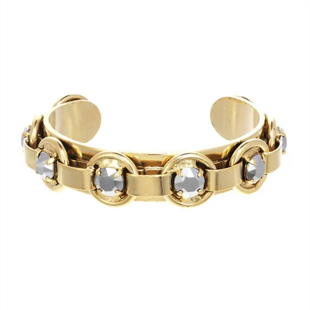 NEW TOVA women's henley cuff bracelet in gold